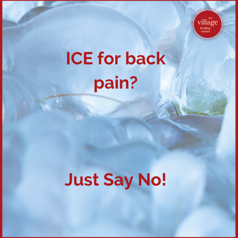 Why we don't recommend ice for injuries